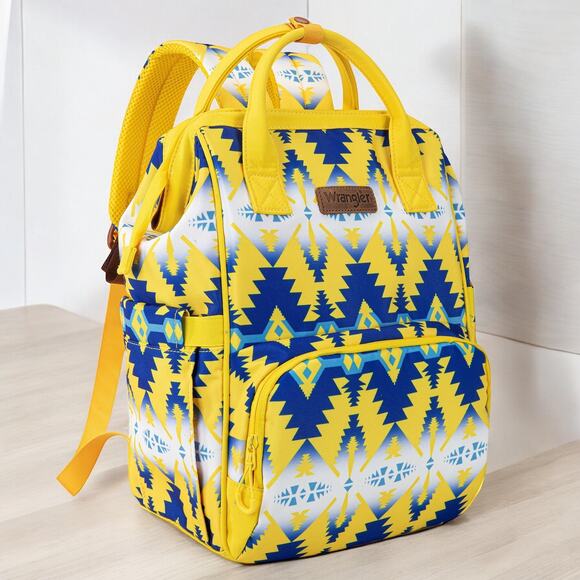 Wrangler Yellow Multi-Use Backpack or Baby Travel Bag *Brand New in Box* - Picture 1 of 6